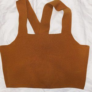 Mustard Formal Cropish Top